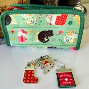 Harveys Seatbelt Meowy Christmas wallet